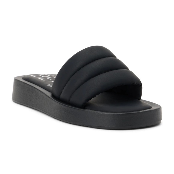 NIB Beach by Matisse Pax Slide Sandal in Black Size 8 - Picture 1 of 4